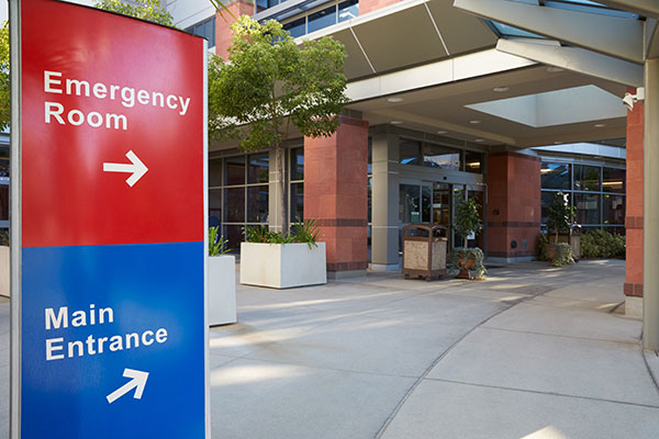 image of hospital entrance